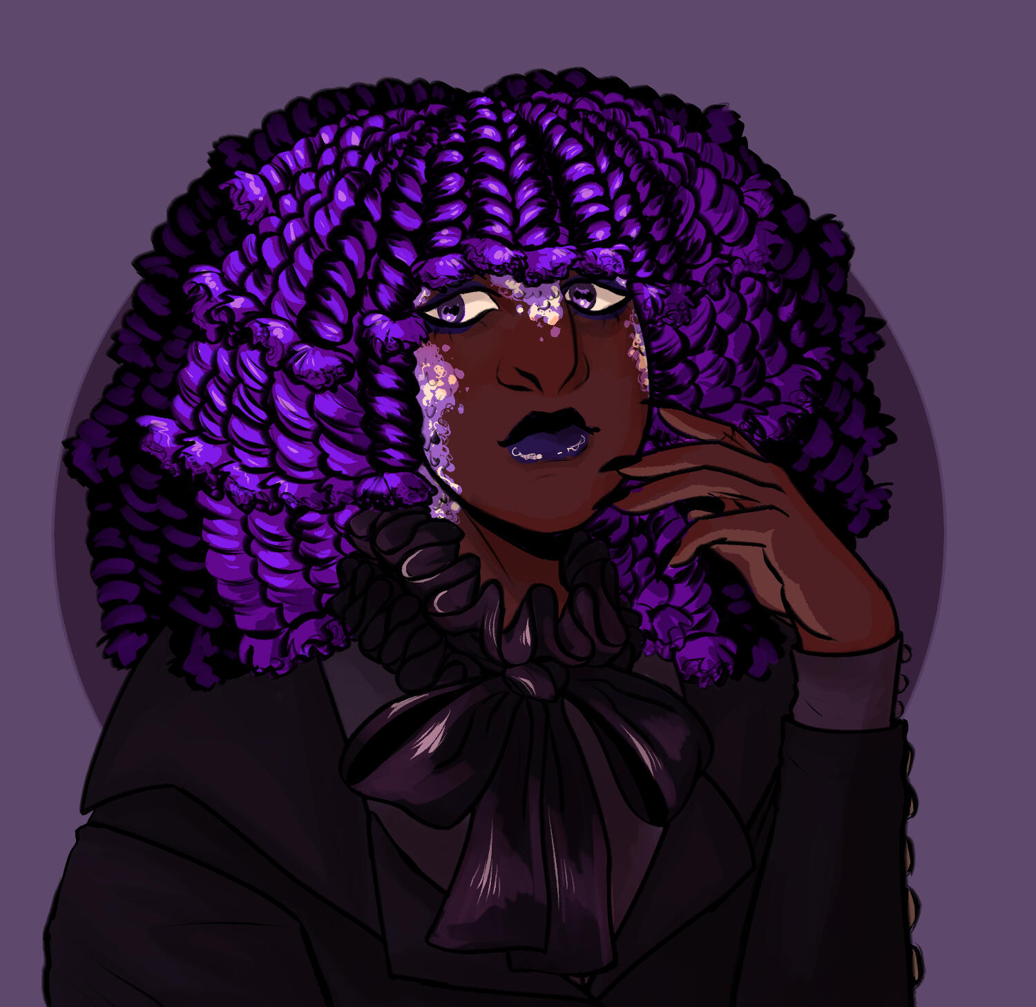 Shaded Comic Style Bust for a client on Discord. Completed 8/10/2024